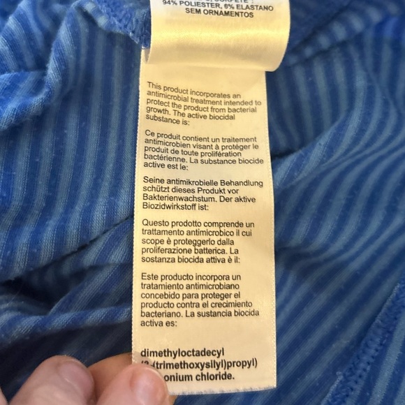 Columbia Omniwick Omnishade Hoodie L blue flaw tiny hole pilling 87 - Picture 6 of 12